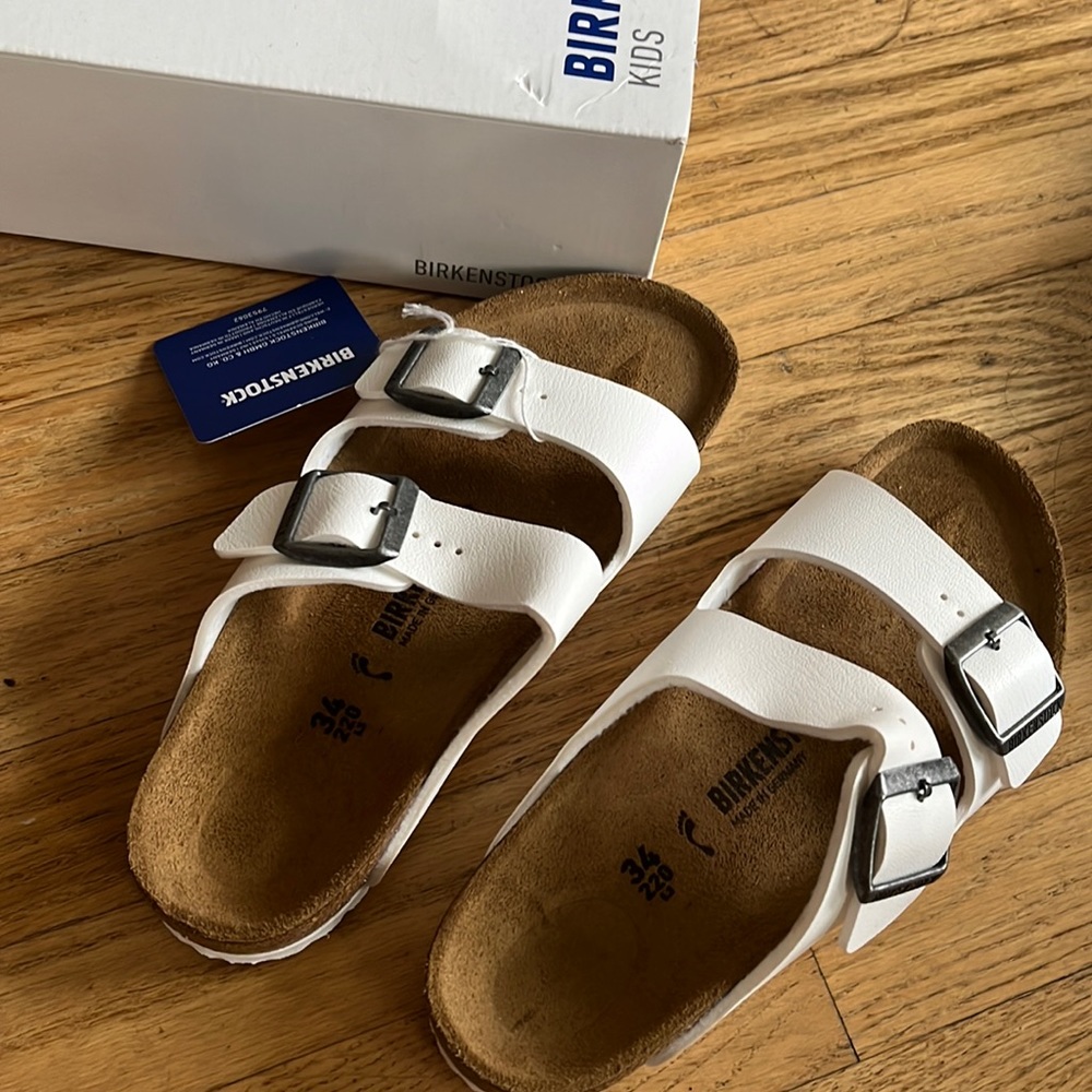 White Birkenstock
